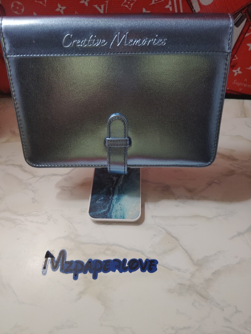 Creative Memories Iridescent Blue Photo Album Cover